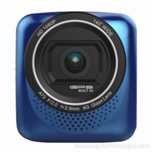 Vehicle/Car Black Box Camera with Mini Size and GPS, 460mAh Battery Capacity